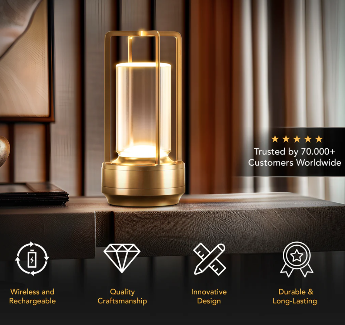 CRYSTAL TABLE LAMP
