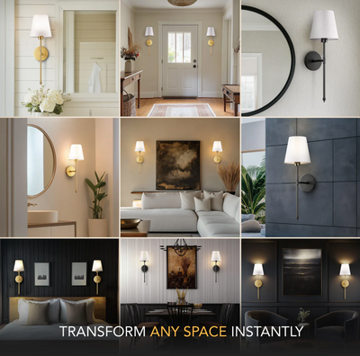 WIRELESS WALL SCONCES