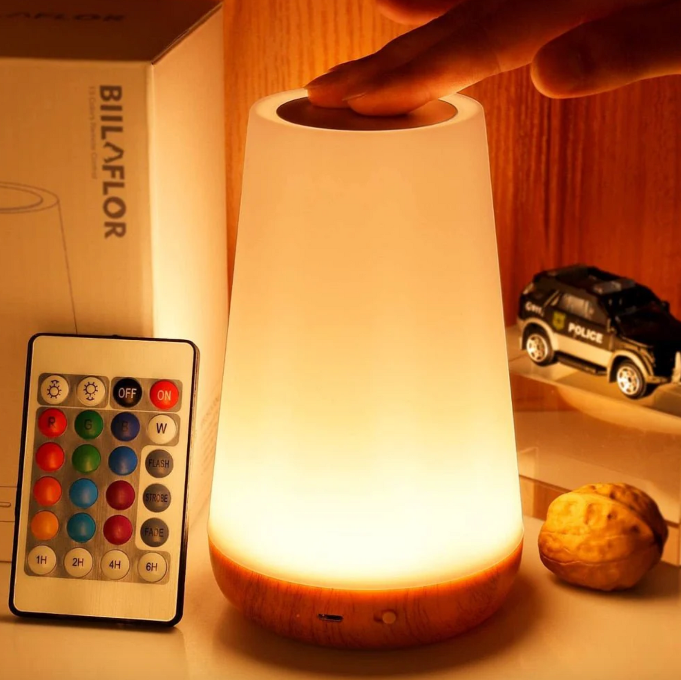 LED Table Lamp With Remote Control Touch