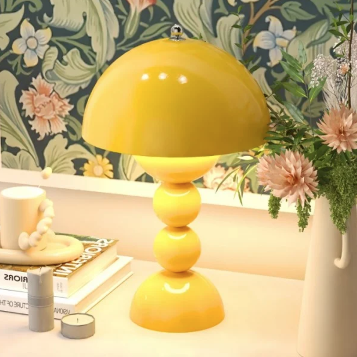 NORDIC FLOWER BUDS COLORFUL PORTABLE TABLE LAMP