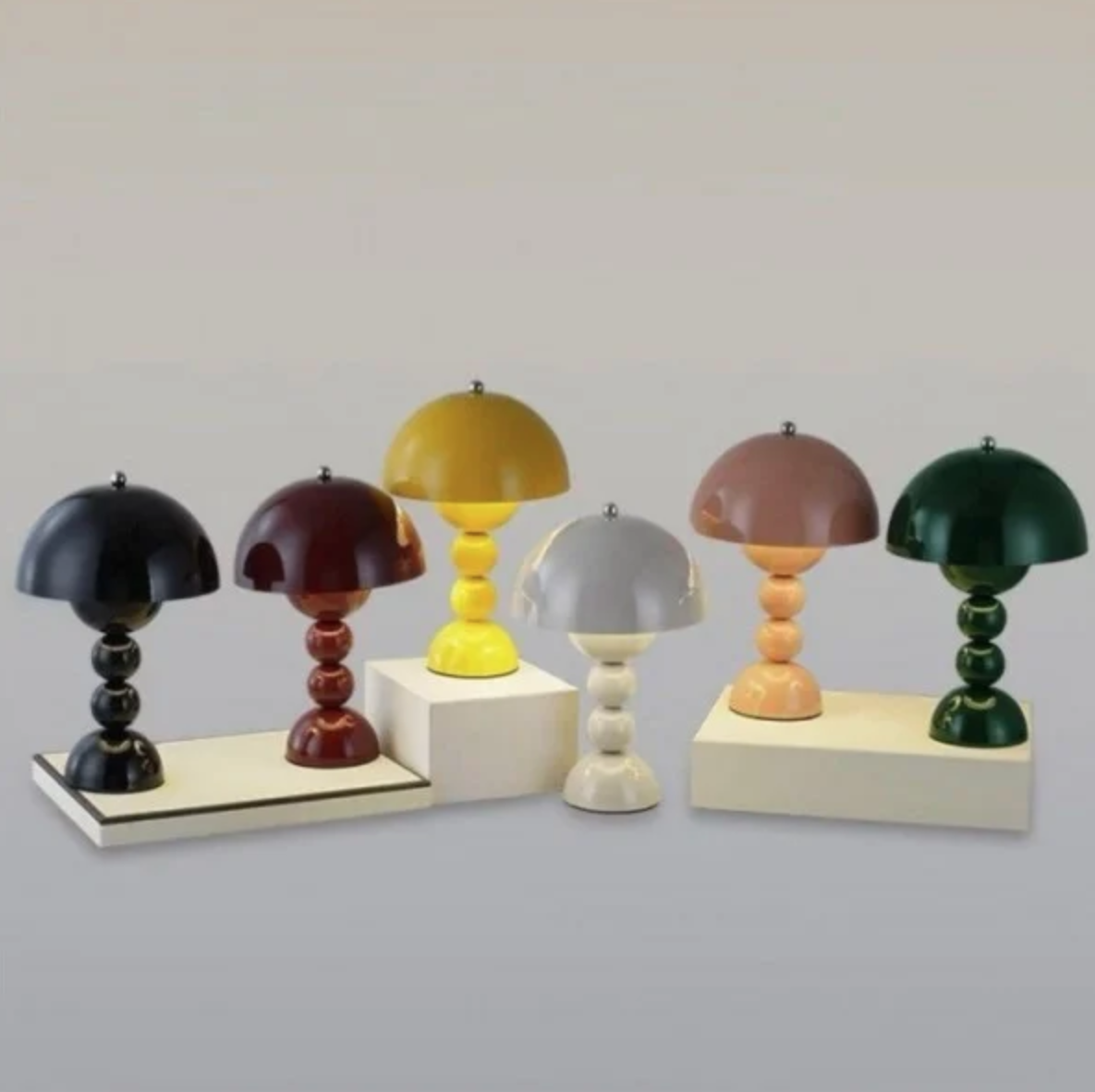 NORDIC FLOWER BUDS COLORFUL PORTABLE TABLE LAMP